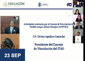 EL ITAO REALIZÓ LA SEGUNDA REUNIÓN DE SU CONSEJO DE VINCULACIÓN CORRESPONDIENTE AL 2021